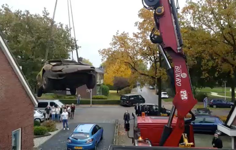 Pas getrouwde autocrosser Maurice kan voorlopig niet crossen!