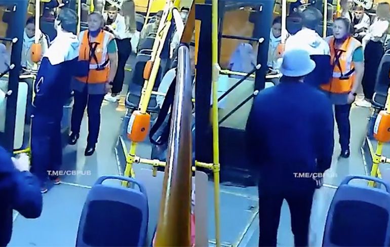Passagier bus valt conductrice aan, maar delft uiteindelijk het onderspit
