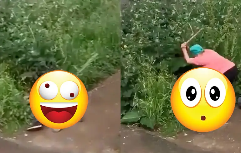 Petra van de buurtwacht straft koppel dat niet aan social distancing doet