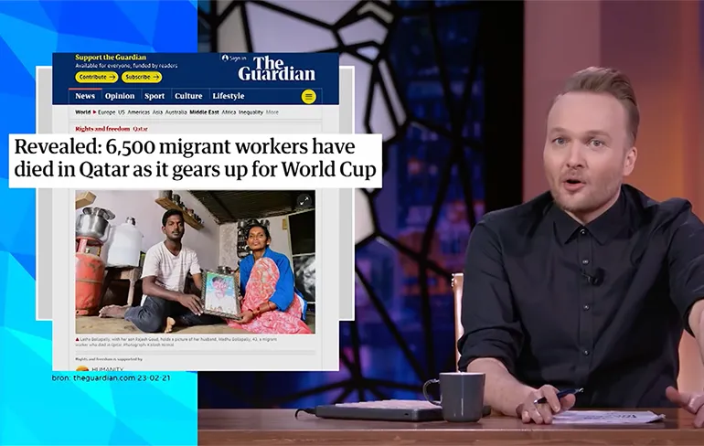 Player Lubach Has Entered The Game: Maakt voorlichtingsfilmpje voor spelers