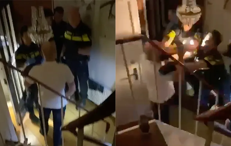 Politie gaat er hard in tijdens verdenking van te veel mensen in huis?