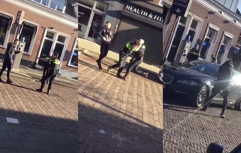Politie heeft handen vol aan "knotsgekke strijder" in Waalwijk