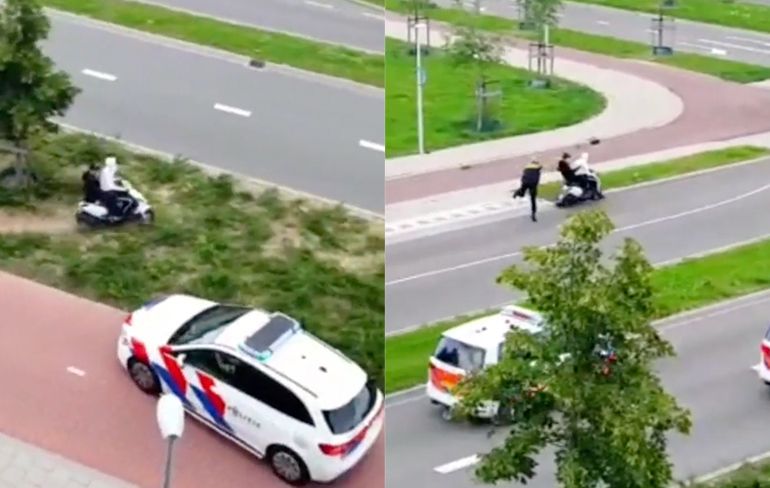 Politie Maastricht oogst veel lof met achtervolging scooterdieven