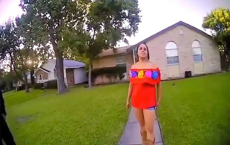 Politie van Carrollton in Texas reageert op melding van geluidsoverlast