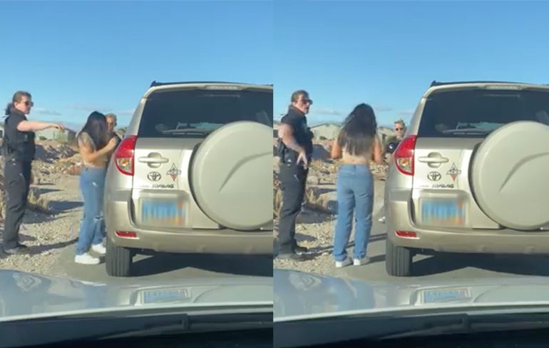 Politieagent betrapt zijn vreemdgaande vrouw tijdens routinestop van auto