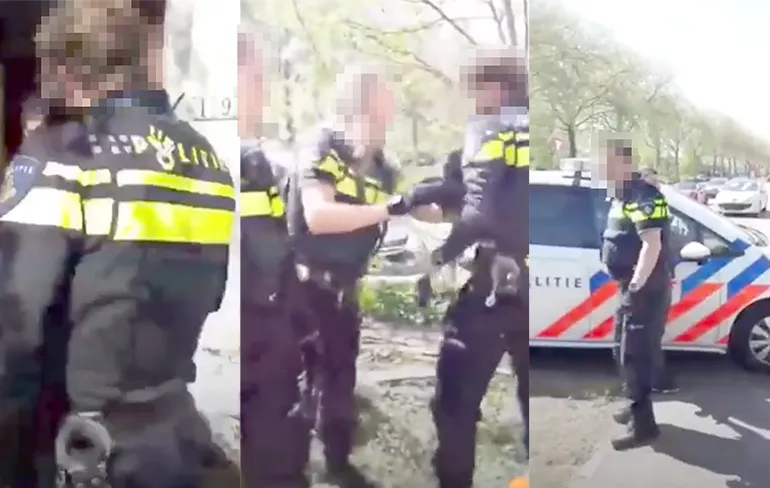 Politiecontrole loopt uit de hand, familie deelt beelden matpartij tussen zoon en agent