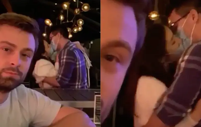 Potje huigtikkertje spelen in club is veel moeilijker met een masker op