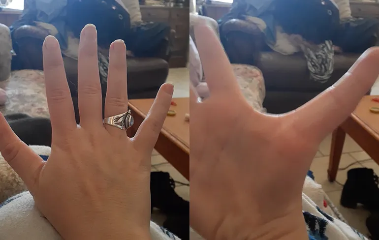 Pssst, wil jij eens op mijn duim zitten?