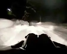 Rally training gaat niet helemaal zoals het hoort