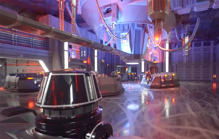 Ritje in de nieuwe Disney Star Wars attractie Rise of the Resistance