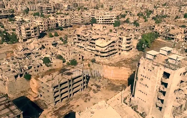 Russische Drone beelden Syrië lijken exact op Call of Duty