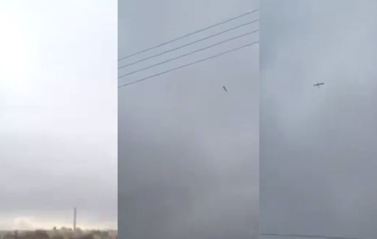 Russische raket vliegt over Syrië onderweg naar IS!