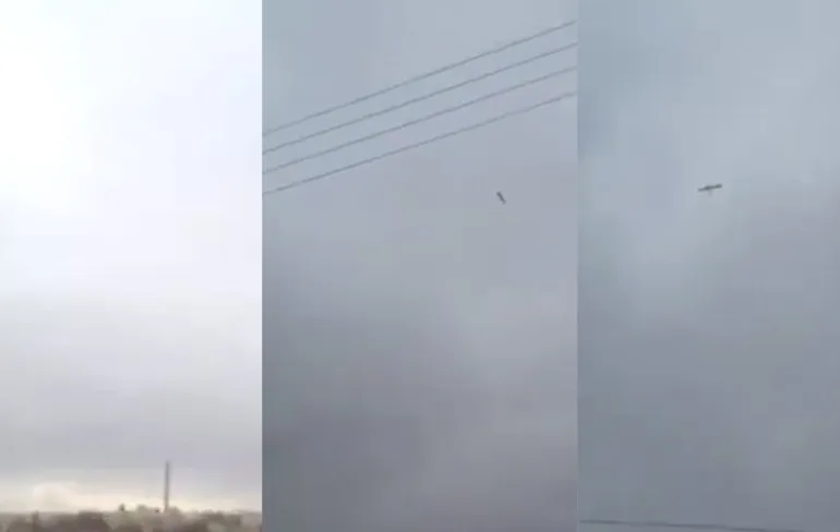 Russische raket vliegt over Syrië onderweg naar IS!