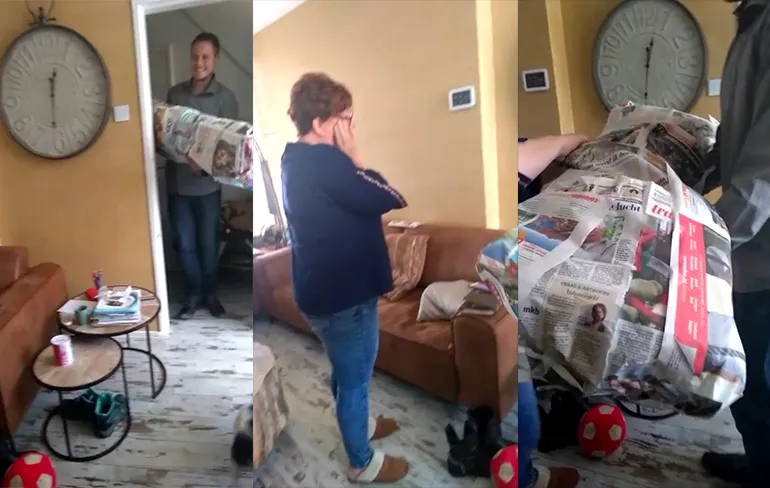 Schoonmoeder enorm verwend op moederdag