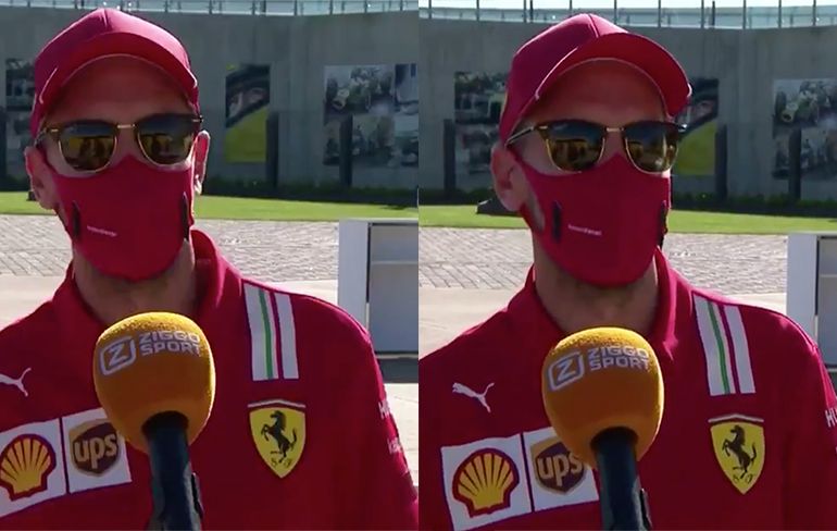 Sebastian Vettel spreekt een aardig woordje Nederlands