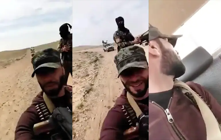 Selfie in Syrië gaat niet zo goed door mijn