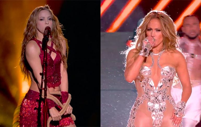 Shakira en J. Lo's optreden tijdens de halftime show van Super Bowl LIV
