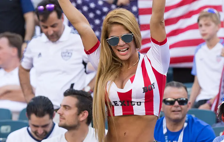 Sojedu! Op tribunes bij Copa America zitten ook chicks!