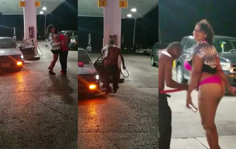 Sommige mensen doen dus iets anders dan tanken bij een benzinepomp