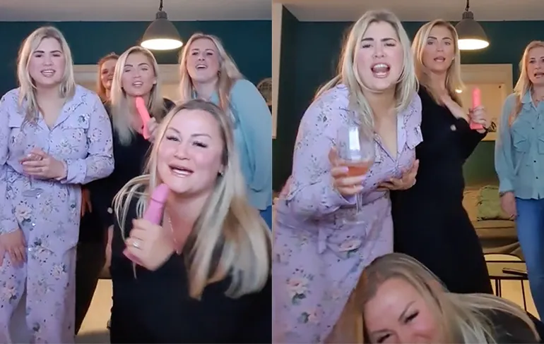 Soms wil je gewoon een microfoon zijn tijdens een vriendinnen karaoke avondje...