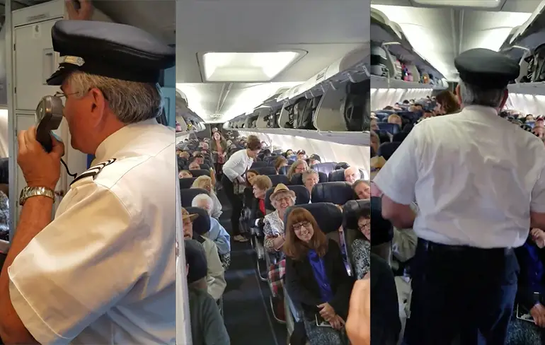 Southwest Airlines piloot heeft verrassing voor miljoenste passagier