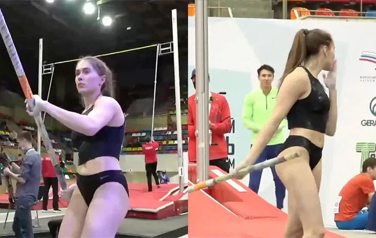 Sow, wij zijn toch wel fan van polsstokhoogspringster Polina Knoroz