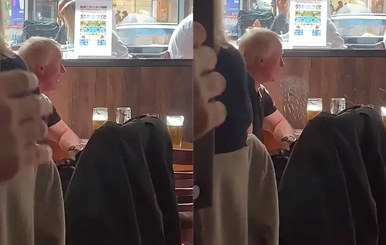 Spatscherm en mondkapje zijn geen overbodige luxe voor opa