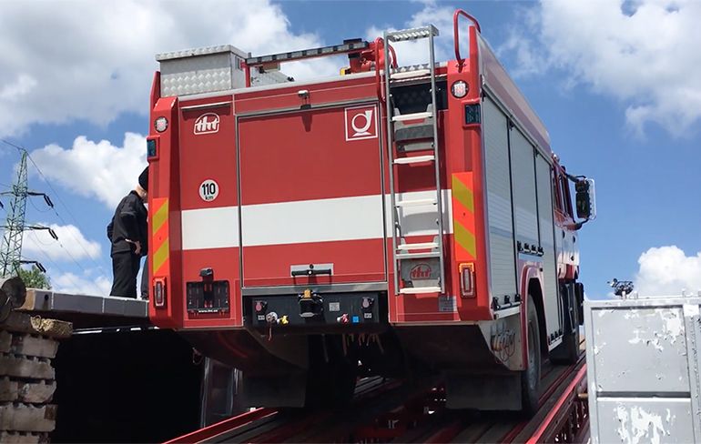 Speciaal onderdeel voor chauffeurs van brandweerwagens in Tsjechië