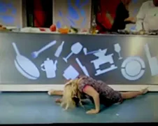 Split op Italiaanse televisie gaat niet zo goed!