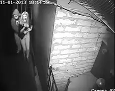 Stelletje uit Georgië nogal bang in spookhuis