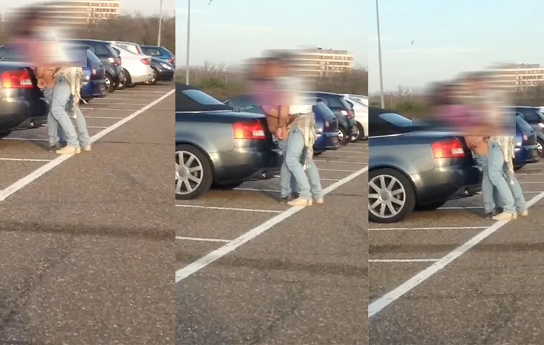 Stelletje vergeet dat ze op Opening strandseizoen Hoek van Holland zijn...