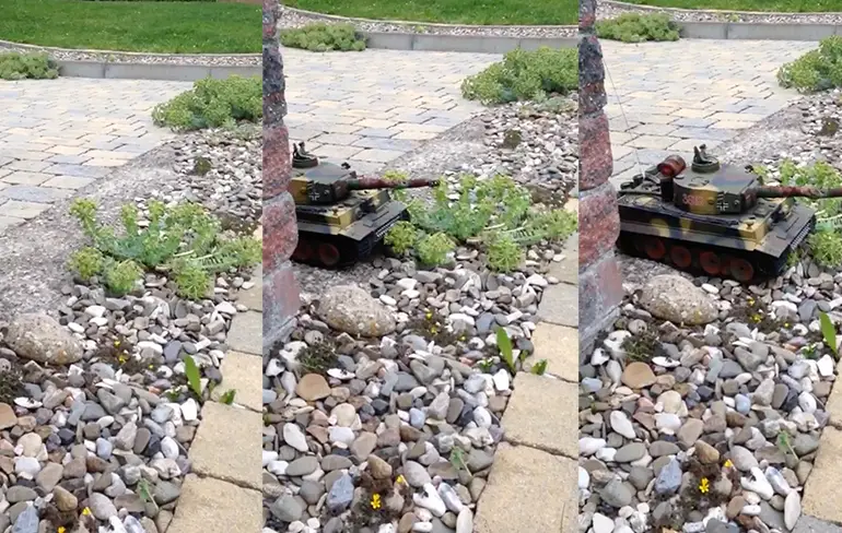 Tank in de tuin doet goed werk