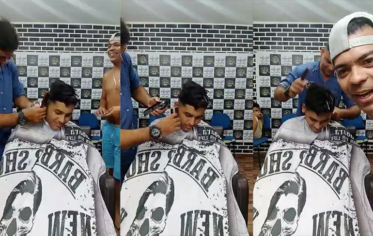 Tiener gaat live bij de kapper, maar filmt zijn eigen dood