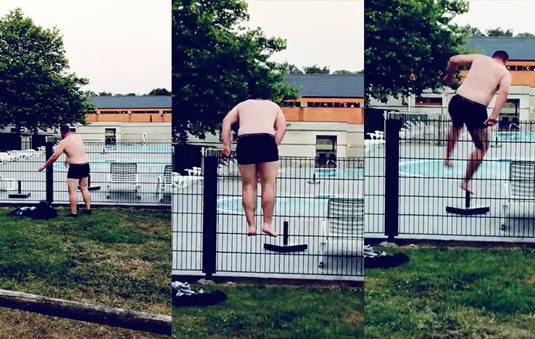 Toch zwemmen in zwembad vakantiepark Zutendaal