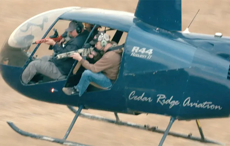 Toeristen in Texas kunnen wilde zwijnen afknallen vanuit een helikopter