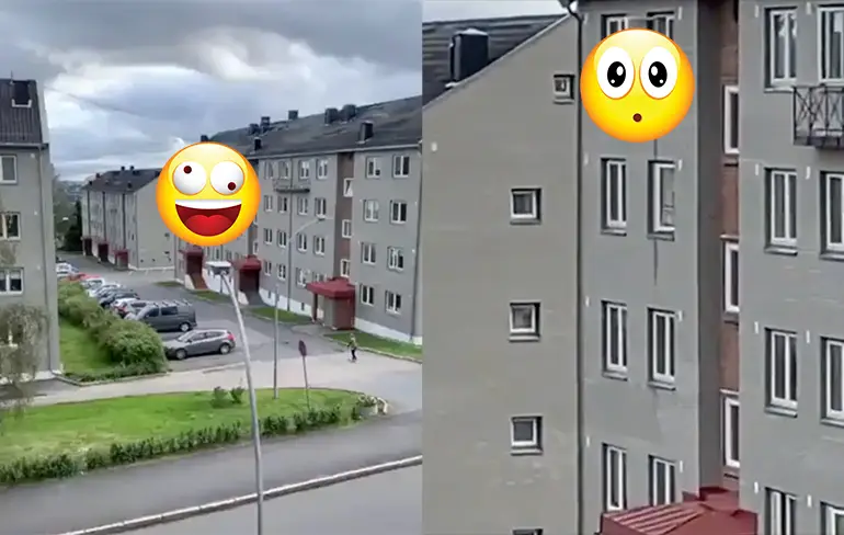 Tokkie heeft groot noodgeval en kiest voor niet zo'n deftige oplossing