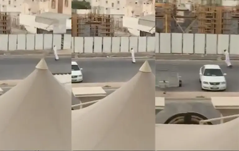 Train je lachspieren: Ondertussen ergens in Dubai...
