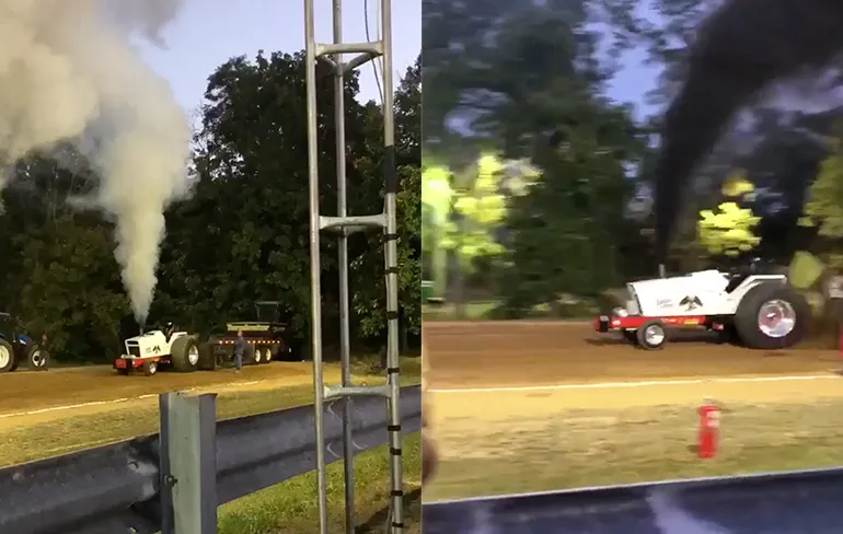 Trekker heeft de vaart erin, maar remmen lukte niet