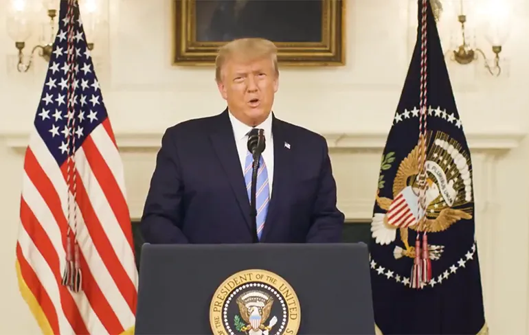 Trump erkent verkiezingsnederlaag tegen Biden in nieuwe videoboodschap
