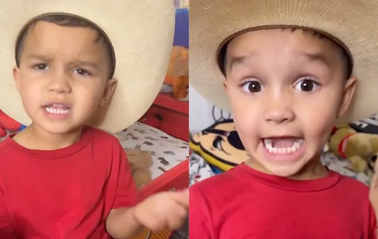 Vader vraagt aan zoontje of hij in zijn bed heeft geplast