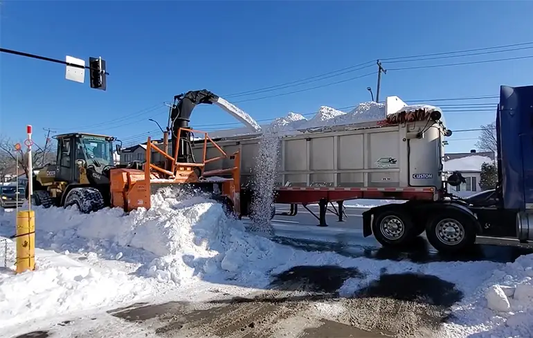 Van sneeuw verwijderen in Canadese Montreal kunnen wij nog veel leren