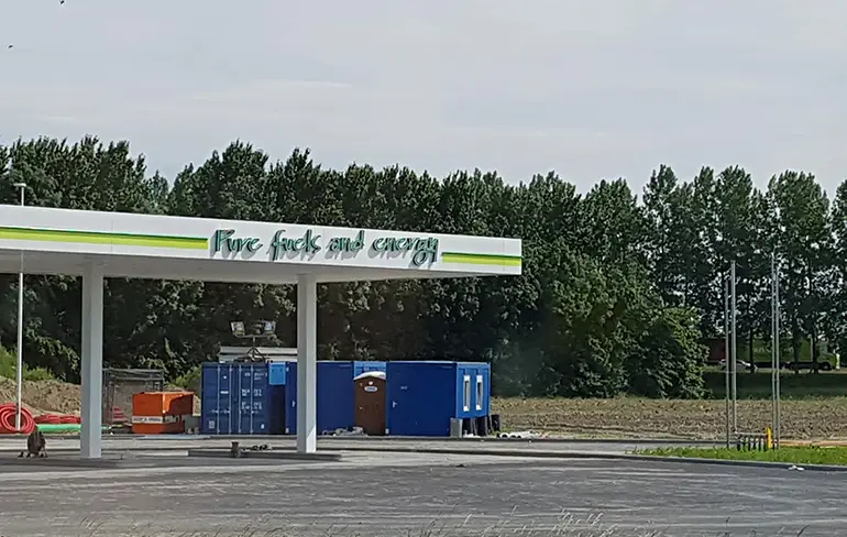 Veel ophef over nieuw tankstation in Oude-Tonge
