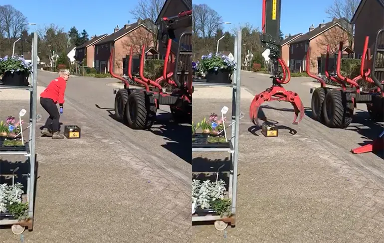 Veilig een kratje pils bij de slijter halen doe je met de trekker