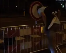 Verkeersbord koppen op Zomerfeesten Nijmegen...