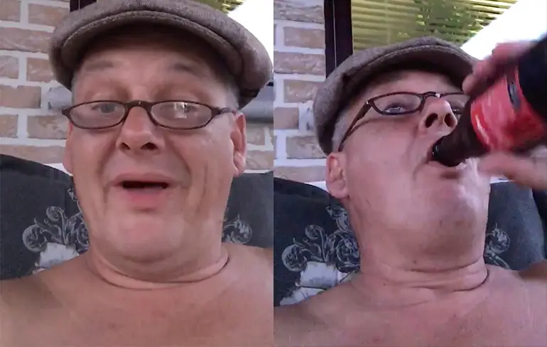 Vertegenwoordiger wil Opa Tinus wat aansmeren...