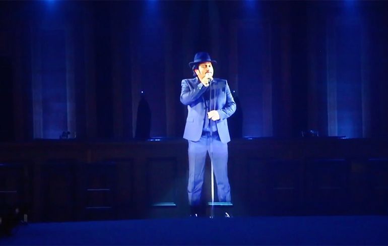 Video Andre Hazes als Hologram in de Ziggo Dome