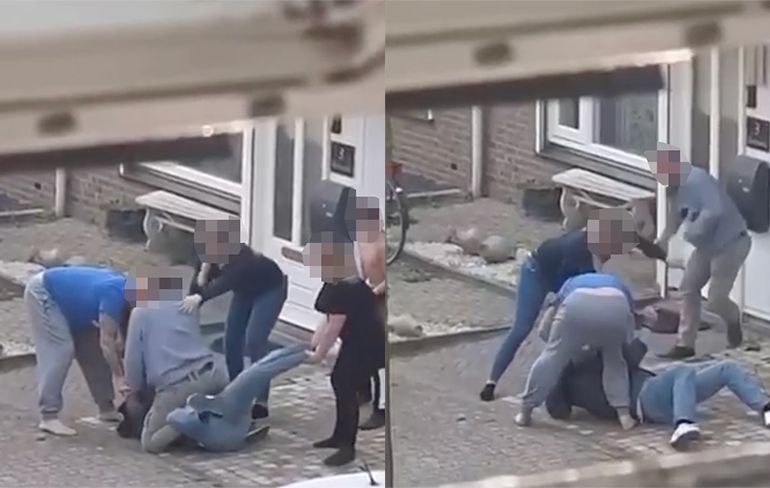 Video steekpartij in Limburgse Blerick gaat rond op social media