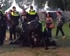 Video's arrestatie overleden Arubaan Night at the Park