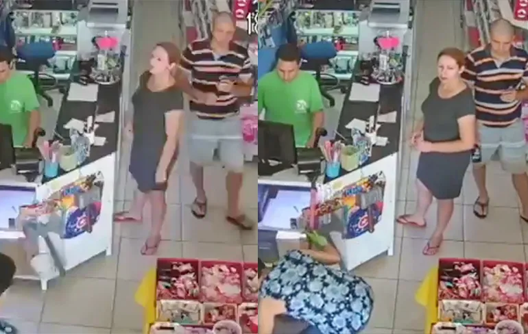 Vieze man maakt foto onder rok, maar wordt betrapt