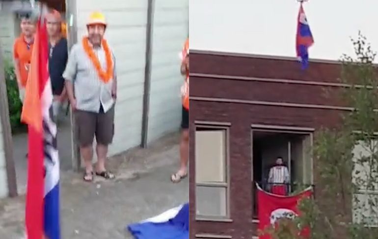Vlaggenstrijd in Ede tussen Turkse buurman en fans van Oranje losgebarsten